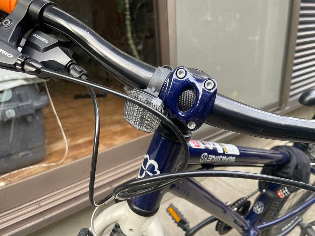 ヨツバサイクル 24インチ ネイビー ホワイト 引取り限定 神奈川県中央部