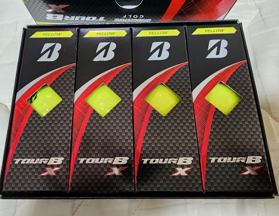 【新品オトク】ブリヂストン 2024 TOUR B X イエローボール計33個