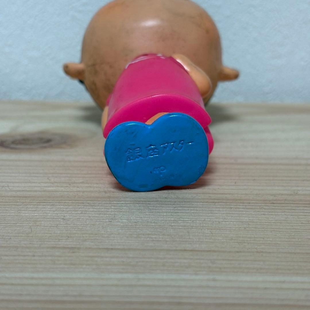 銀座アスター ノベルティ人形 昭和レトロ ピンクチャイナ フィギュア BY17