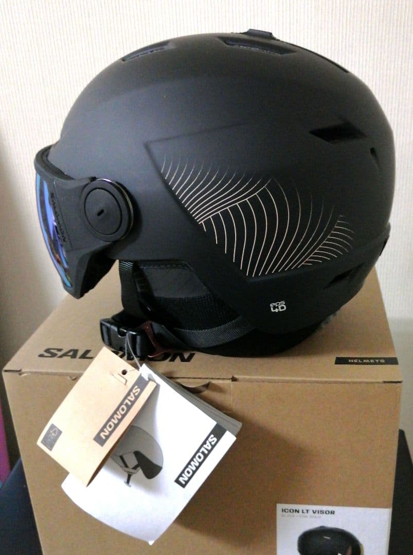 ★未使用★サロモン バイザーヘルメット ICON LT VISOR★Mサイズ