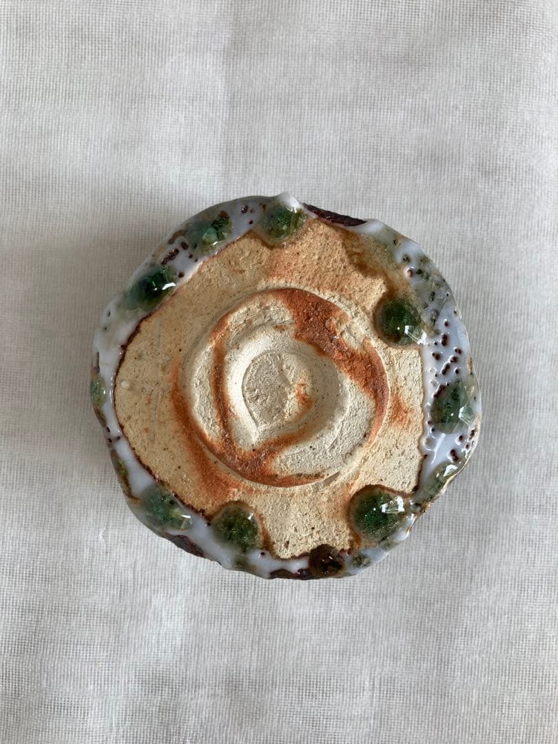 信楽焼／土灰志野茶碗／B13