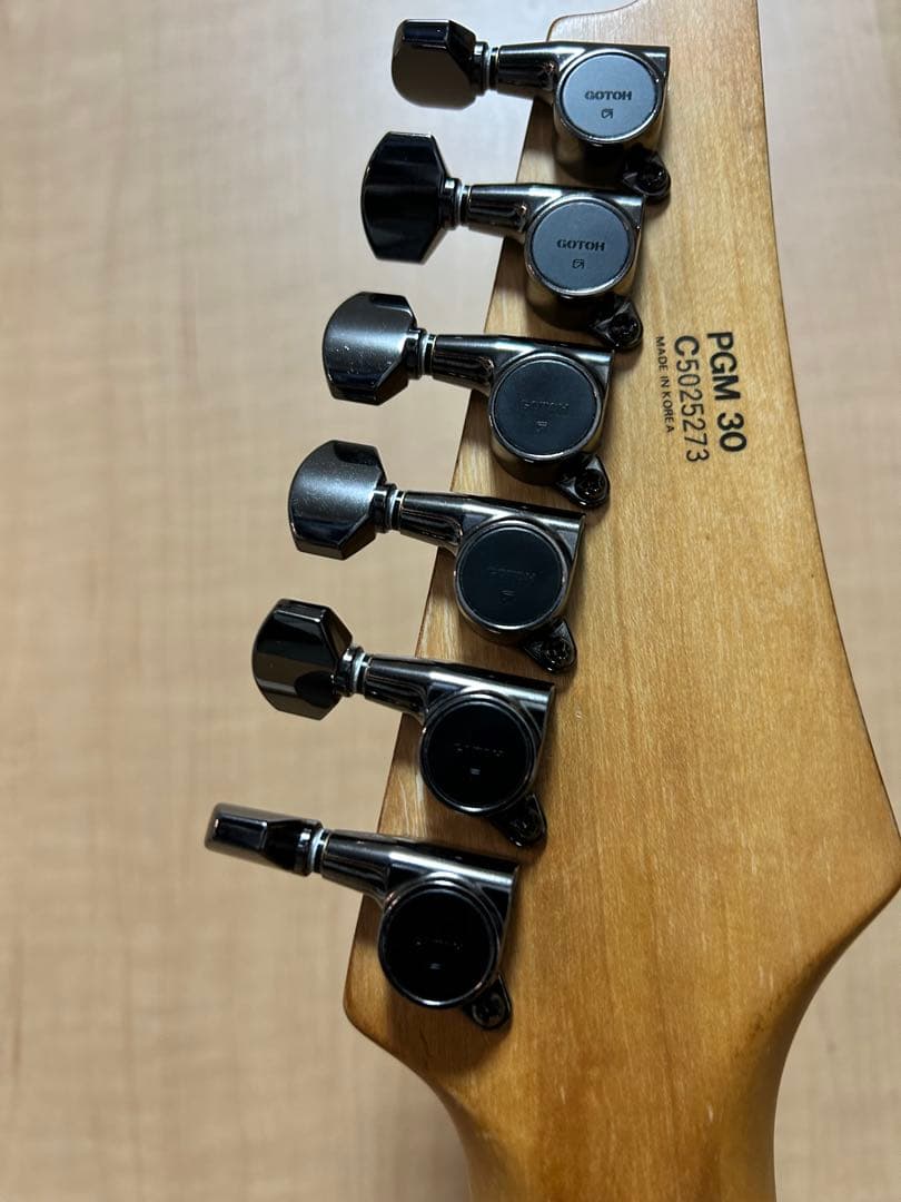 【売約済】Ibanez PGM30アイボリーペグ交換済・アーミングアジャスター付