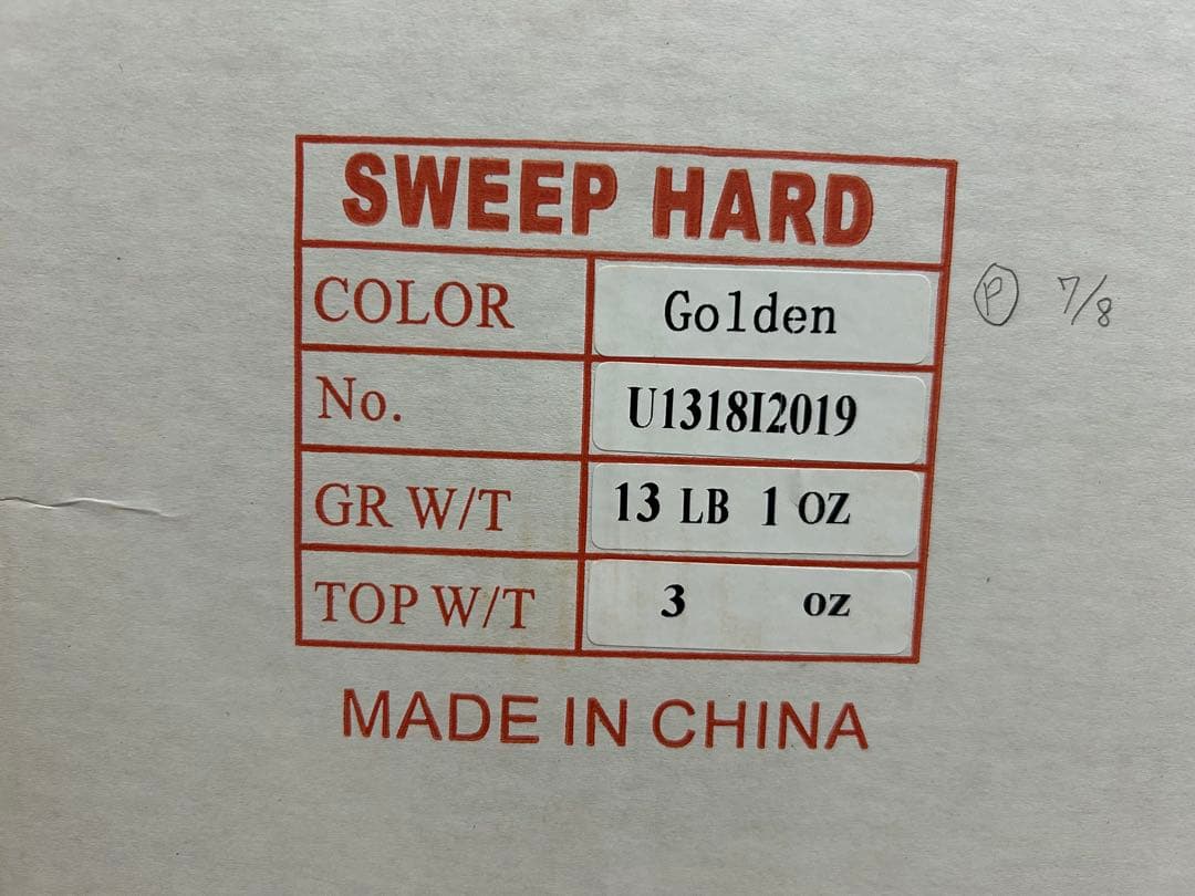 送料込み【新品】スイープハード・ゴールド　ハイスポーツ　13ポンド1オンス 2