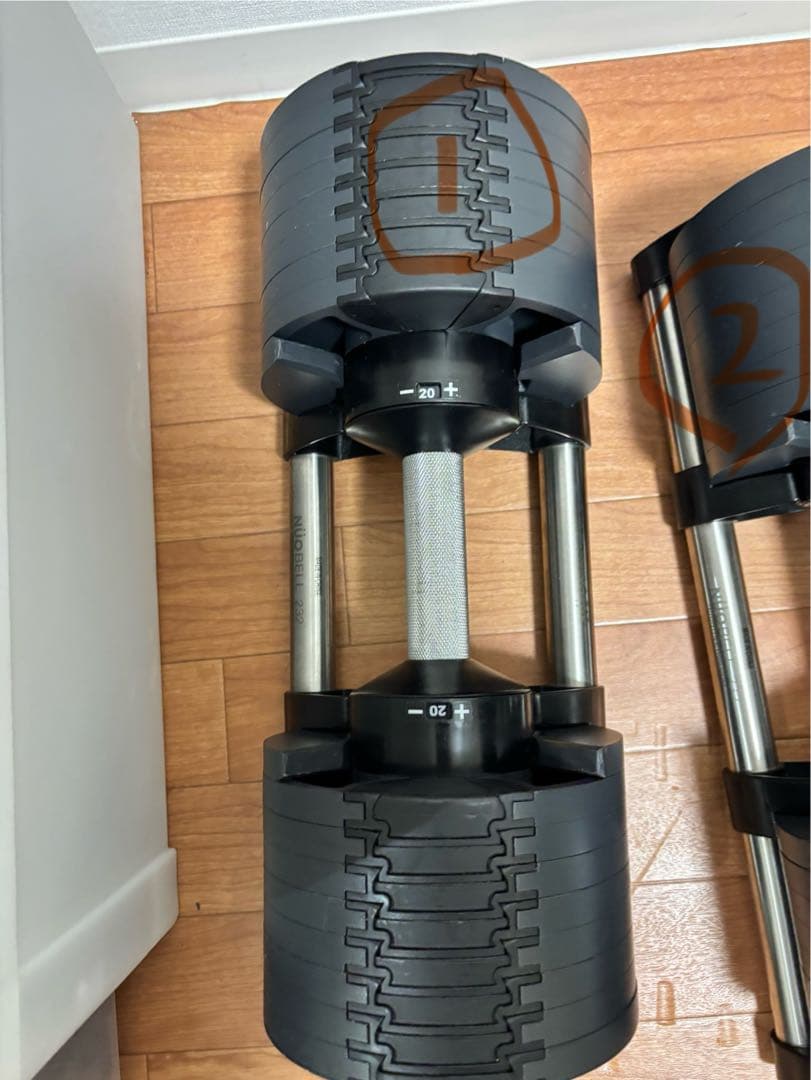 NUOBELL ダンベル 2kg-32kg 調整可能(2kg刻み)　②
