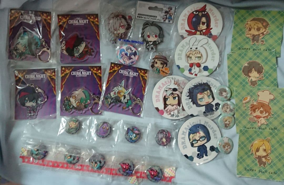ニトロキラル ドラマダ 咎狗の血 ラメント 他 キーホルダー 缶バッジ等 セット