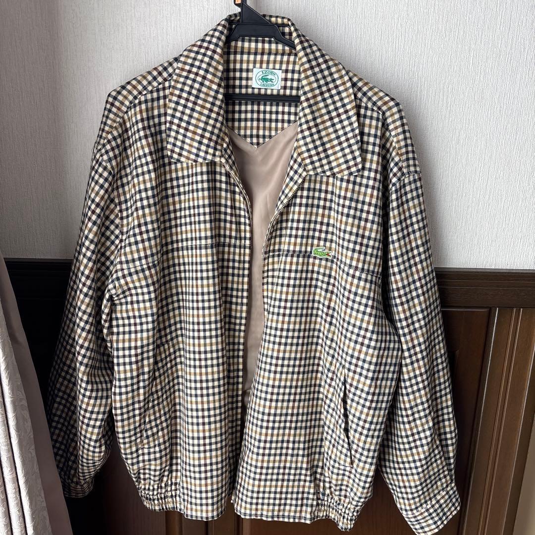 IZOD LACOSTE チェック柄ジャケット