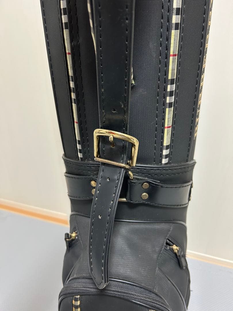 希少 バーバリー BURBERRY キャディバッグ ゴルフ