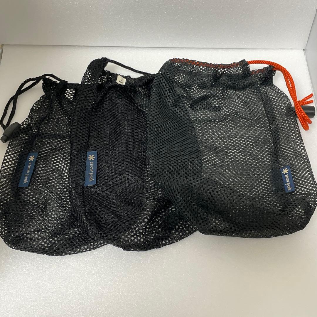 peakチタン製食器セット メッシュ収納袋付き