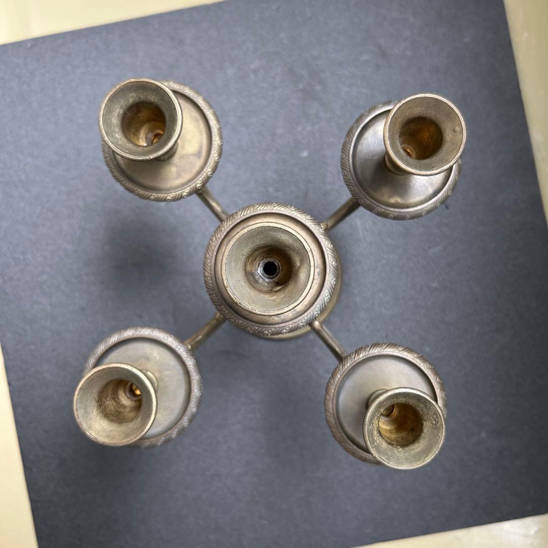 燭台　アンティーク　キャンドルスタンド　未使用