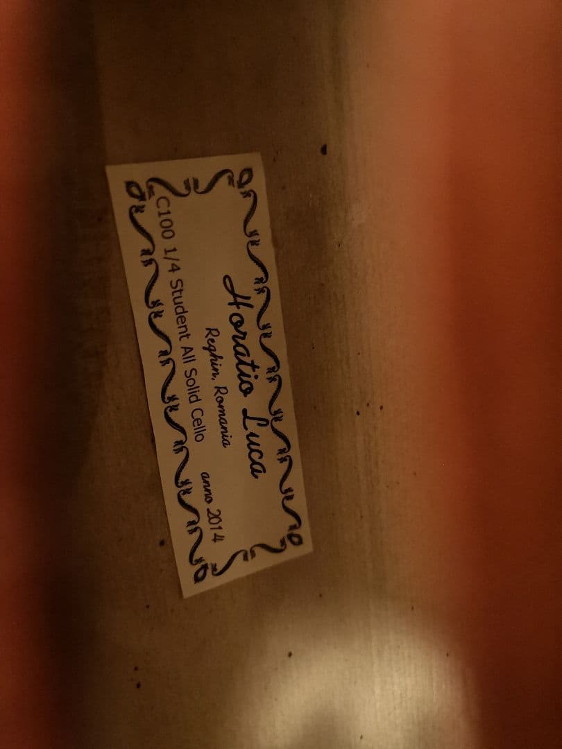 分数チェロ  1/4サイズ　チェロ＋弓＋ソフトケース