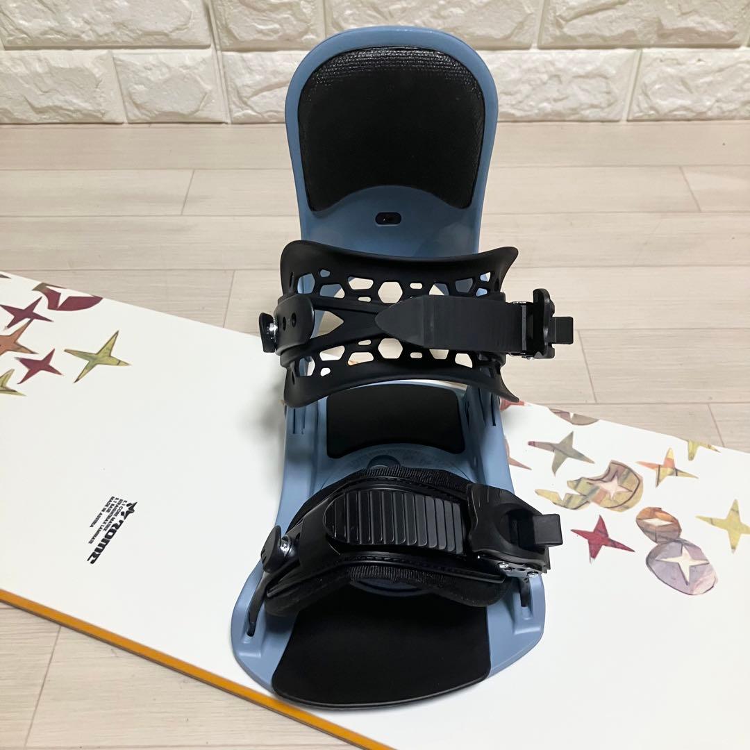 新品バインディング/Rome VINYLロームスノーボードセット143/バック付