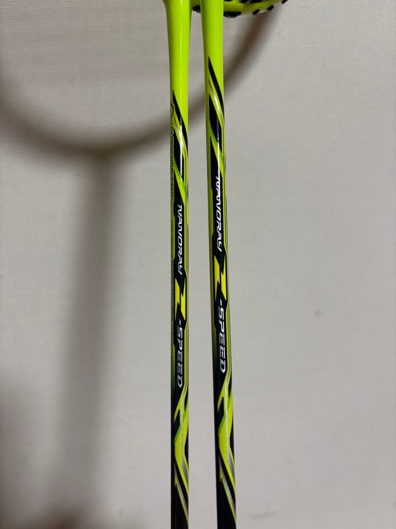 バドミントンラケットナノレイZ-スピード3ug5 2本セット