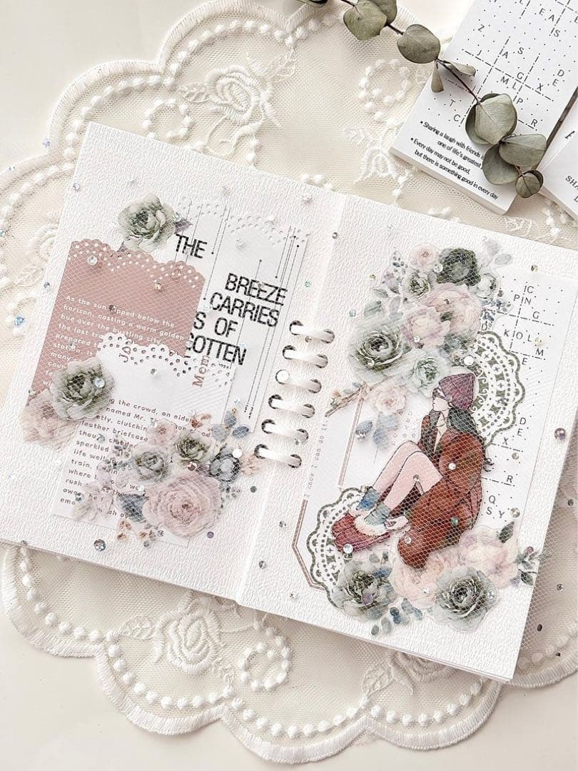 コラージュ素材　紙もの　素材紙　【2192】