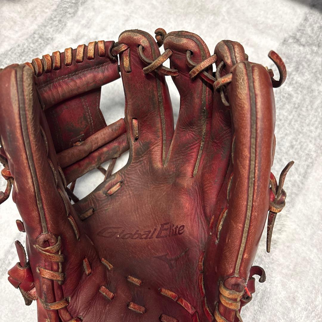 Global Elite 硬式用グローブ ブラウン