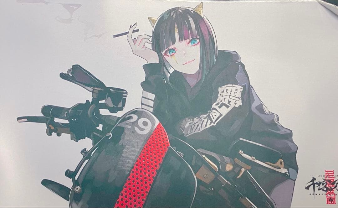 LAM 個展 千客万雷 限定 グッズ デスクマット ラバー プレイマット 雷電