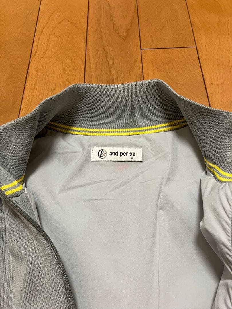 and per se グレー ジャケット M