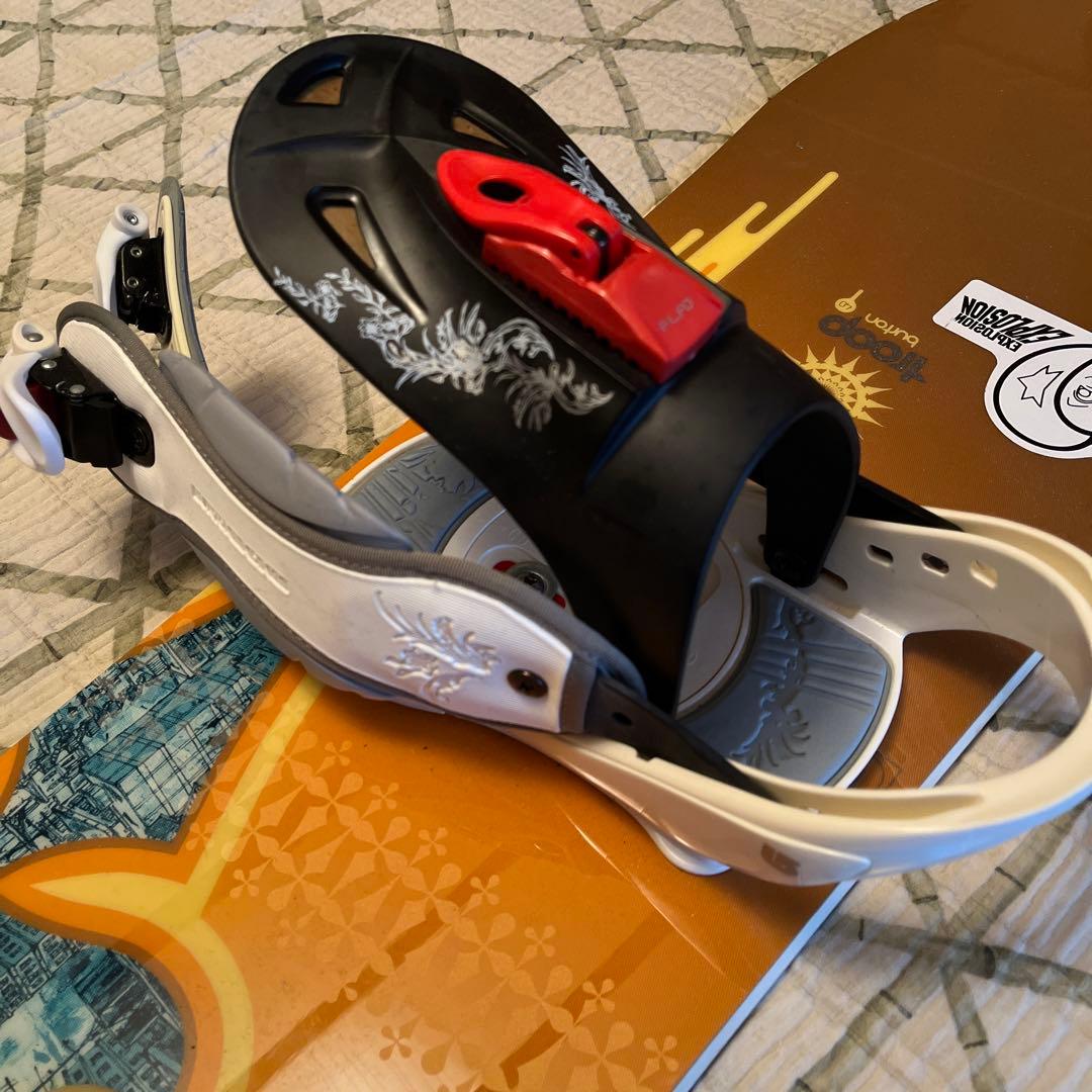 バートン　troop13 スノーボード バインディング付　ビンディング付き