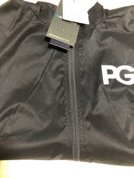 新品　パーリーゲイツ　バックプリント　フルジップ　ウインドシェルフーディー