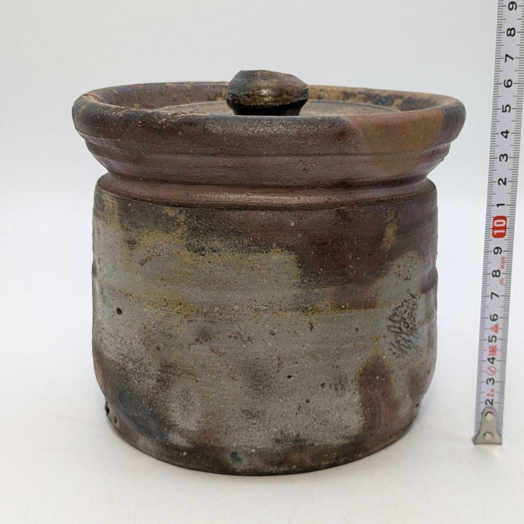 伝統工芸士 豊福寛 備前焼 水指A 共箱 水差し 茶道具 茶器 抹茶 食器 容器