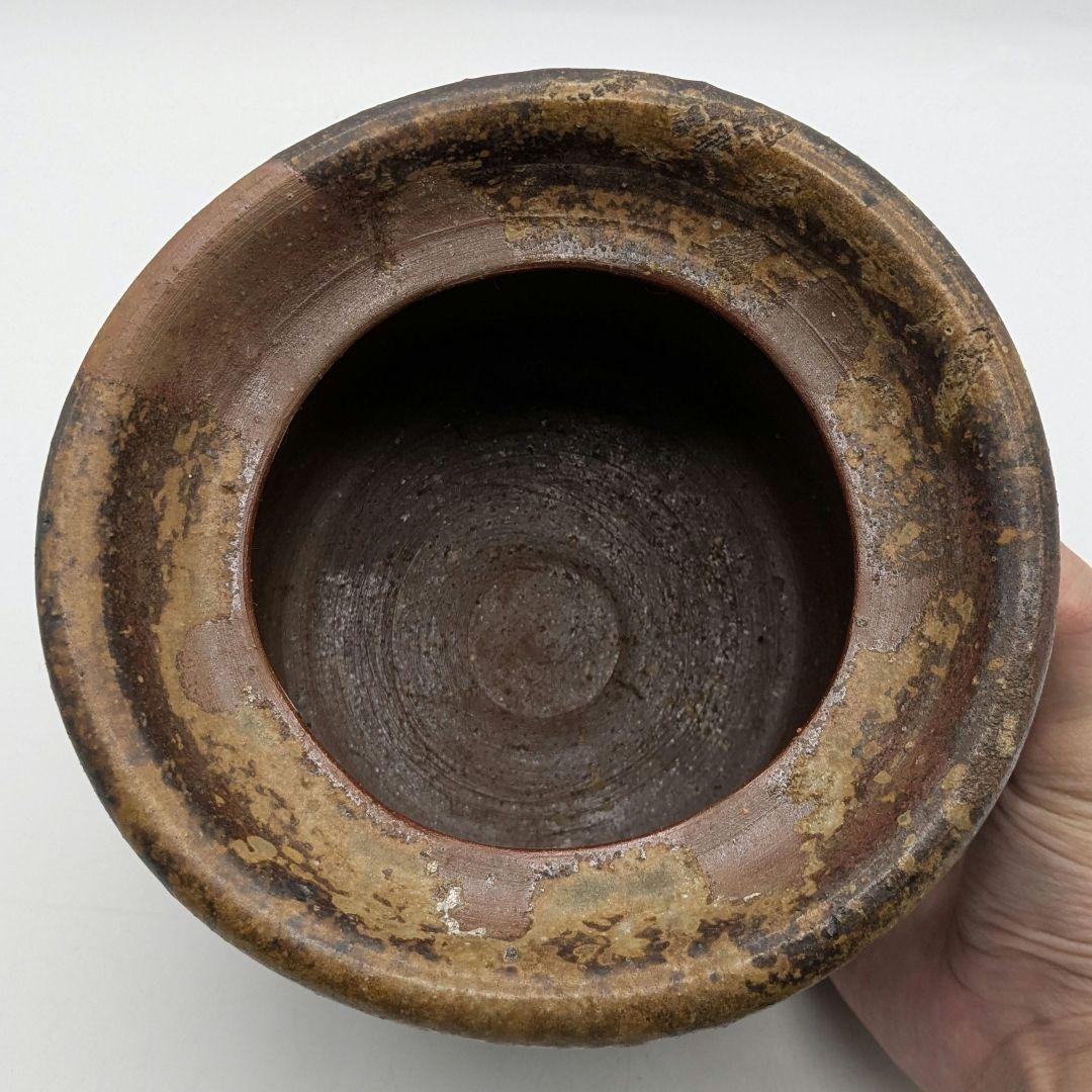 伝統工芸士 豊福寛 備前焼 水指A 共箱 水差し 茶道具 茶器 抹茶 食器 容器