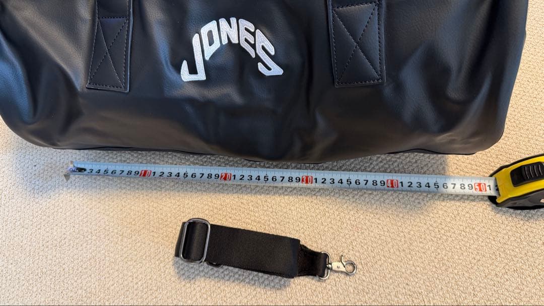 JONES ゴルフ　ボストン　レア刺繍付　黒