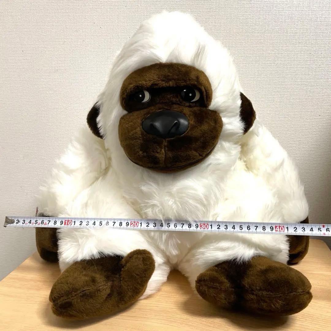 白いゴリラ　ビックサイズ　ビックゴリラ　美品　ゴリラぬいぐるみ　アニマル