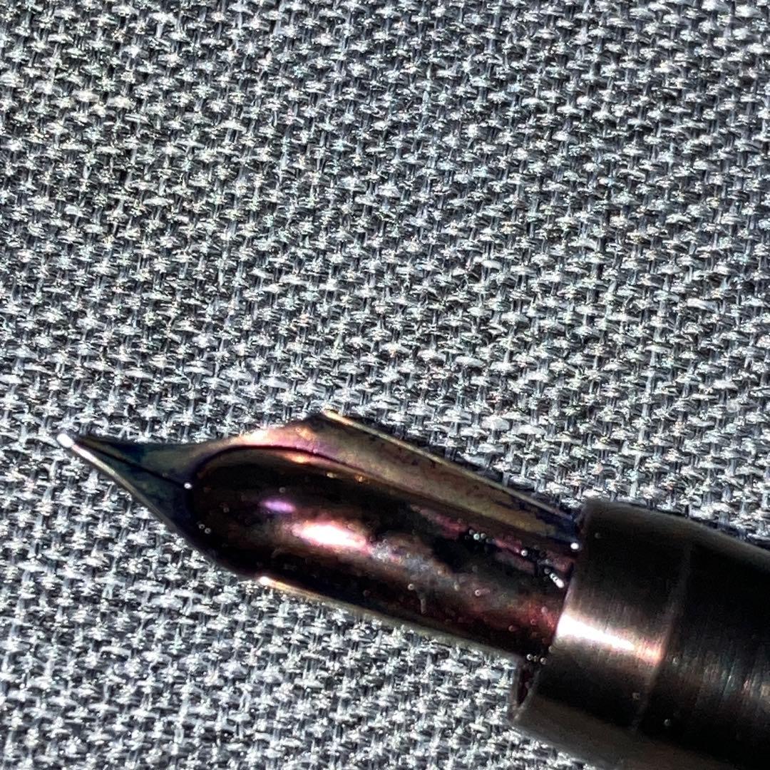 両ベロ　Hartman 万年筆 細字　14金