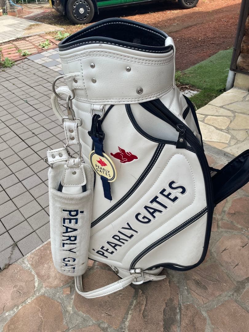 PEARLY GATES ゴルフバッグ ホワイト