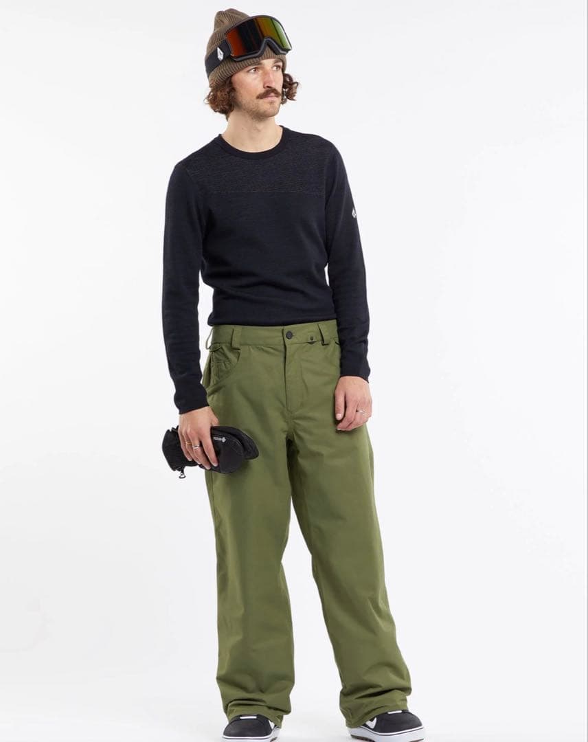 VOLCOM 5-Pocket Pants Military スノボー パンツ