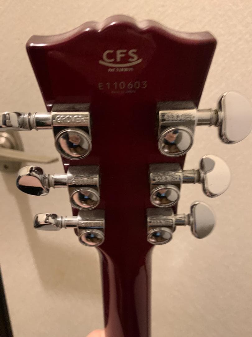 レスポールタイプ エレキギター サンバースト coolz　ジャック割れ　傷あり