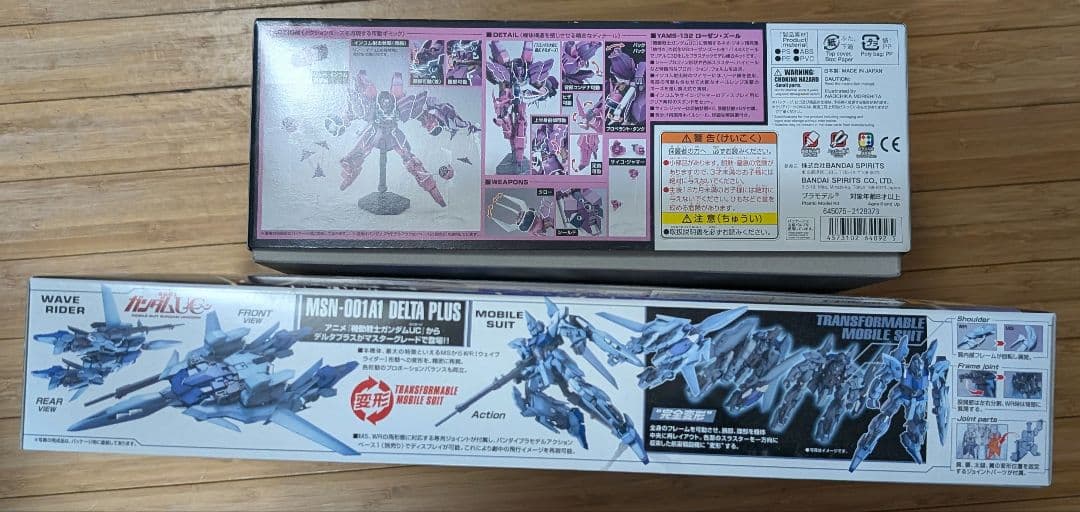 ガンダムUCMG1/100MSN-001A1デルタプラス+HGローゼン・ズール