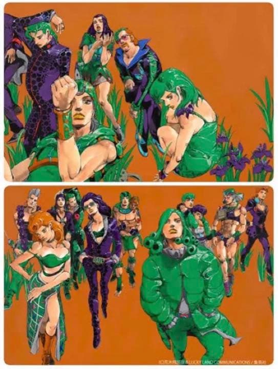 ジョジョの奇妙な冒険　高級複製原画　キービジュアル　長崎　金沢　2枚セット