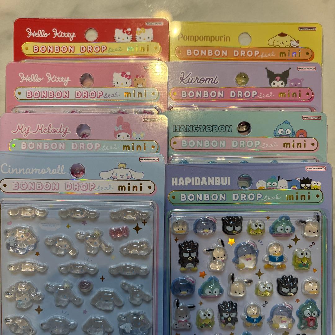 ボンボンドロップシール サンリオミニ 全種