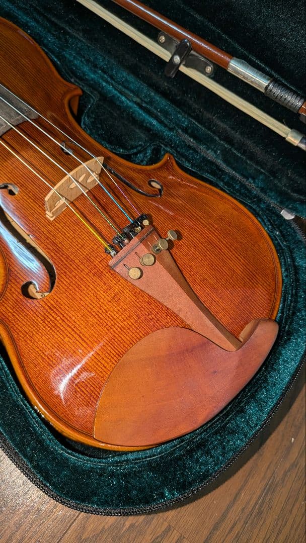 美虎杢 バイオリン 4/4サイズ ケース・弓・肩当て付
