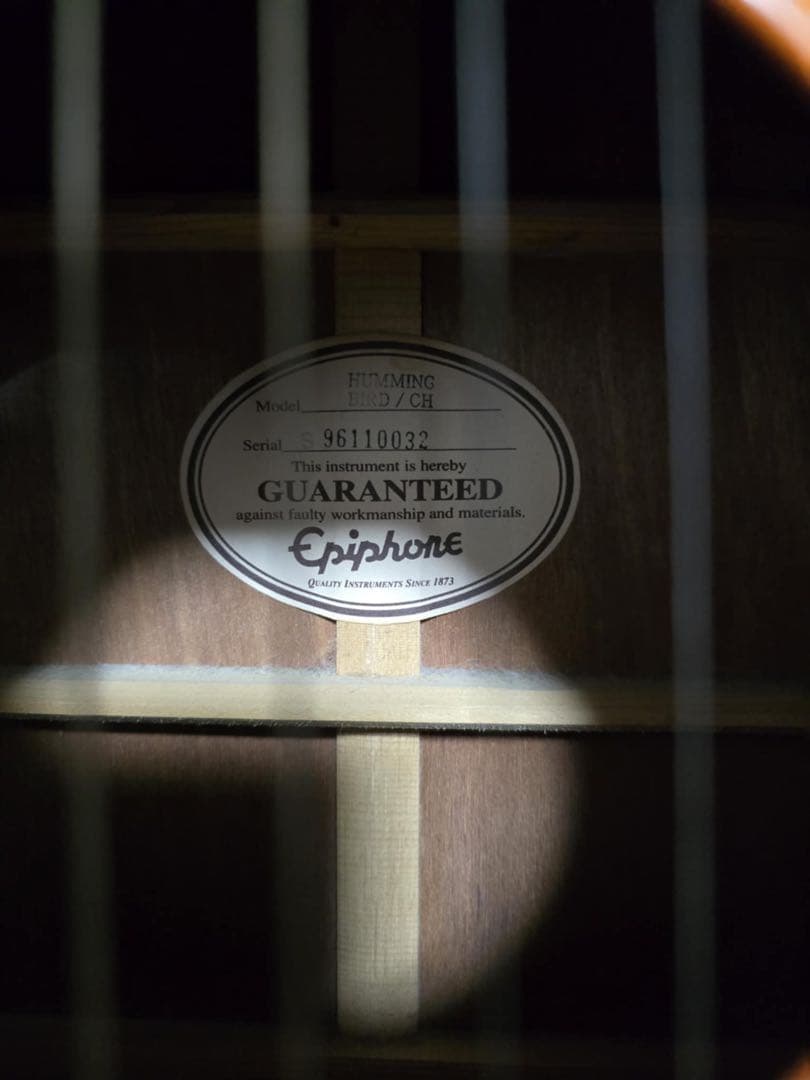 Epiphone Hummingbird / CH のアコースティックギター
