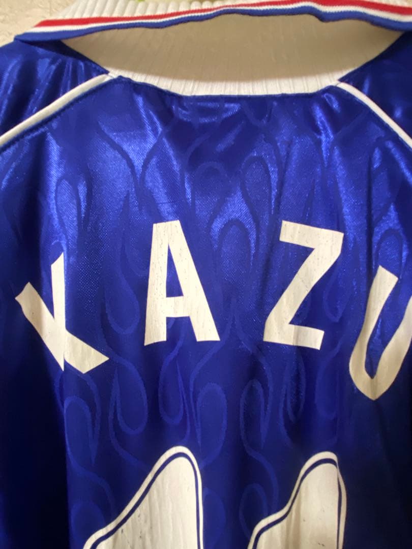 アシックス 日本代表 ユニフォーム フランスW杯 炎モデル 三浦知良 カズ 11