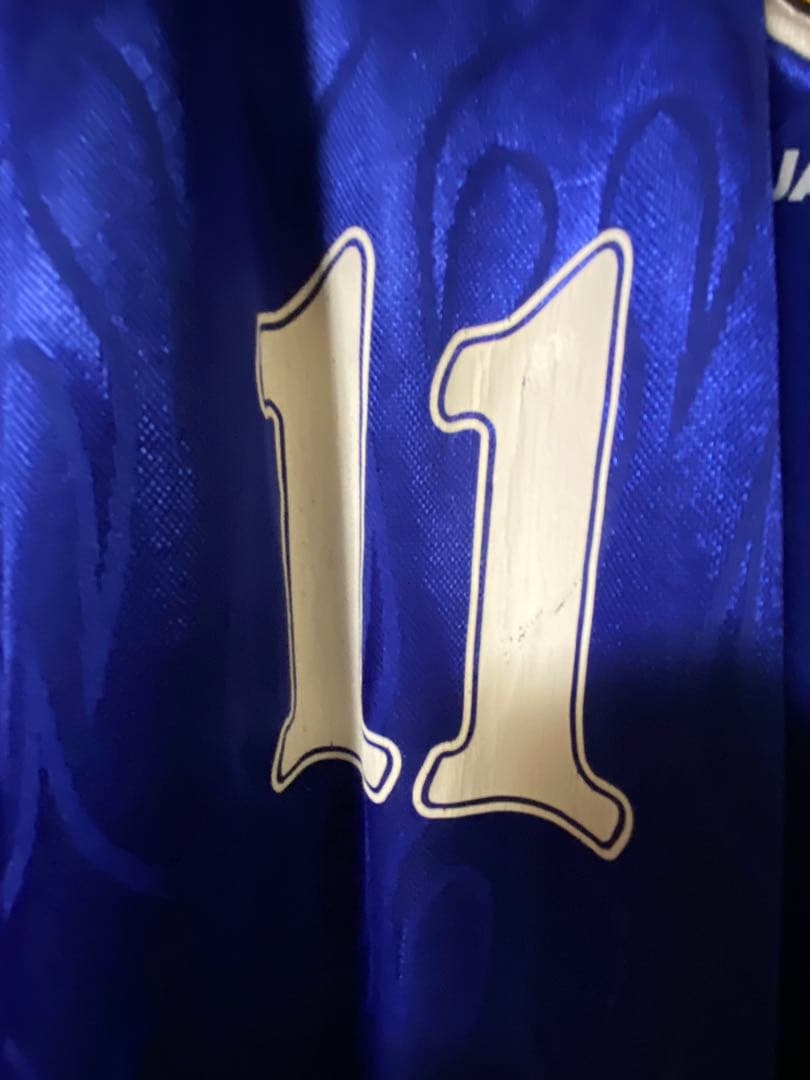 アシックス 日本代表 ユニフォーム フランスW杯 炎モデル 三浦知良 カズ 11