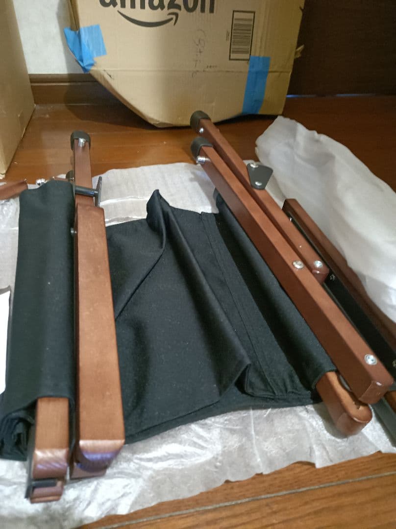 Mozambique製　アウトドアチェア／木製