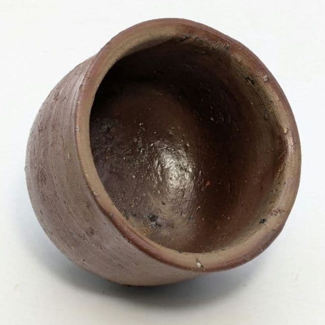 人間国宝 藤原雄 備前焼 緋襷酒呑 酒器 ぐい呑 酒盃 酒杯 お猪口 おちょこ