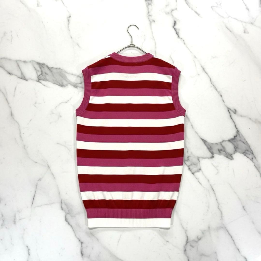 未使用品❗️ ダンスウィズドラゴン　ニットベスト　ピンク系　M〜L サイズ2