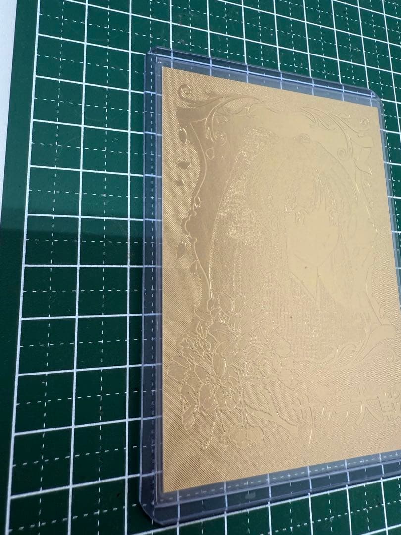 サクラ大戦　真宮寺さくら　金箔　22Kゴールドカード　　 2000枚限定品