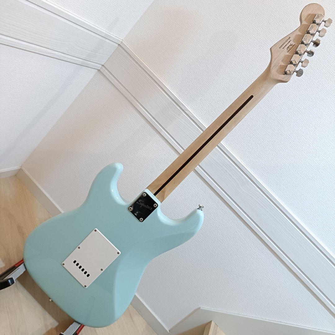 Squier エレキギター ストラトキャスター ソニックブルー メンテ済