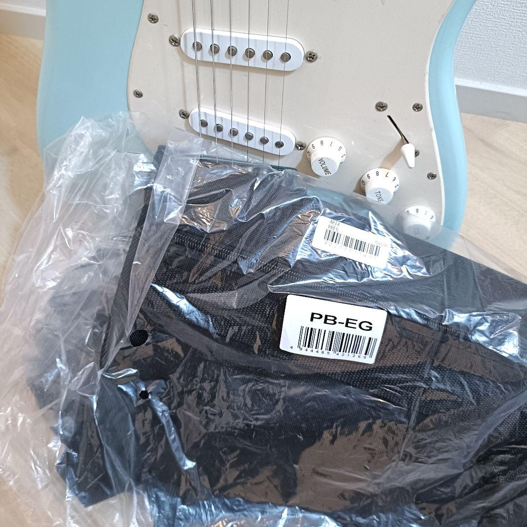 Squier エレキギター ストラトキャスター ソニックブルー メンテ済