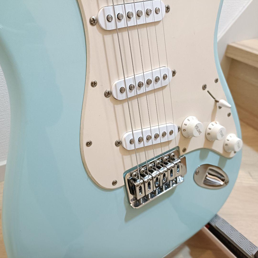 Squier エレキギター ストラトキャスター ソニックブルー メンテ済