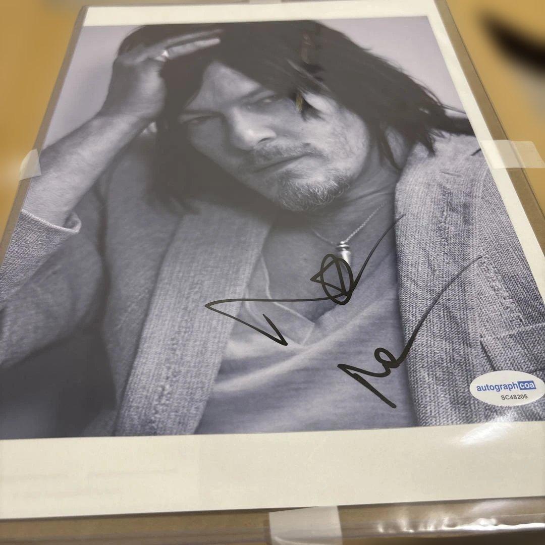 ノーマン リーダス　直筆オートグラフ（保証書付き）