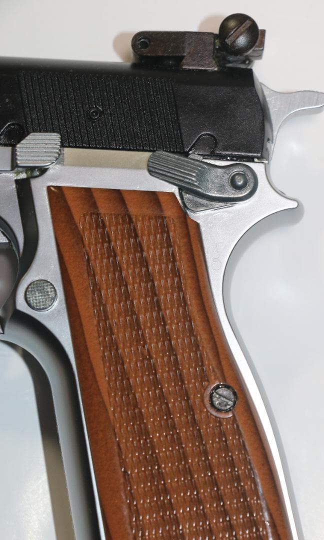 JAC製ABS樹脂ガスガン 　ブローニングＨＰハーフシルバー　ASGK合法品