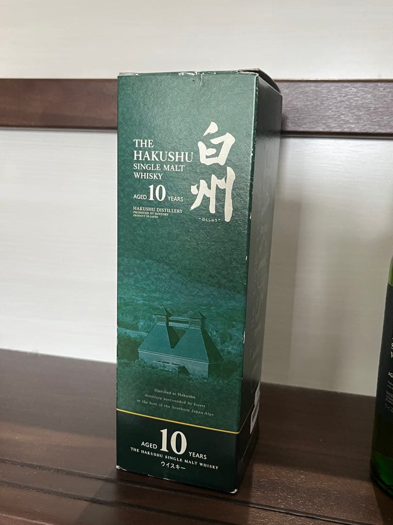 【週末限定値下げ】 白州 10年 シングルモルト350mlボトル&180ml