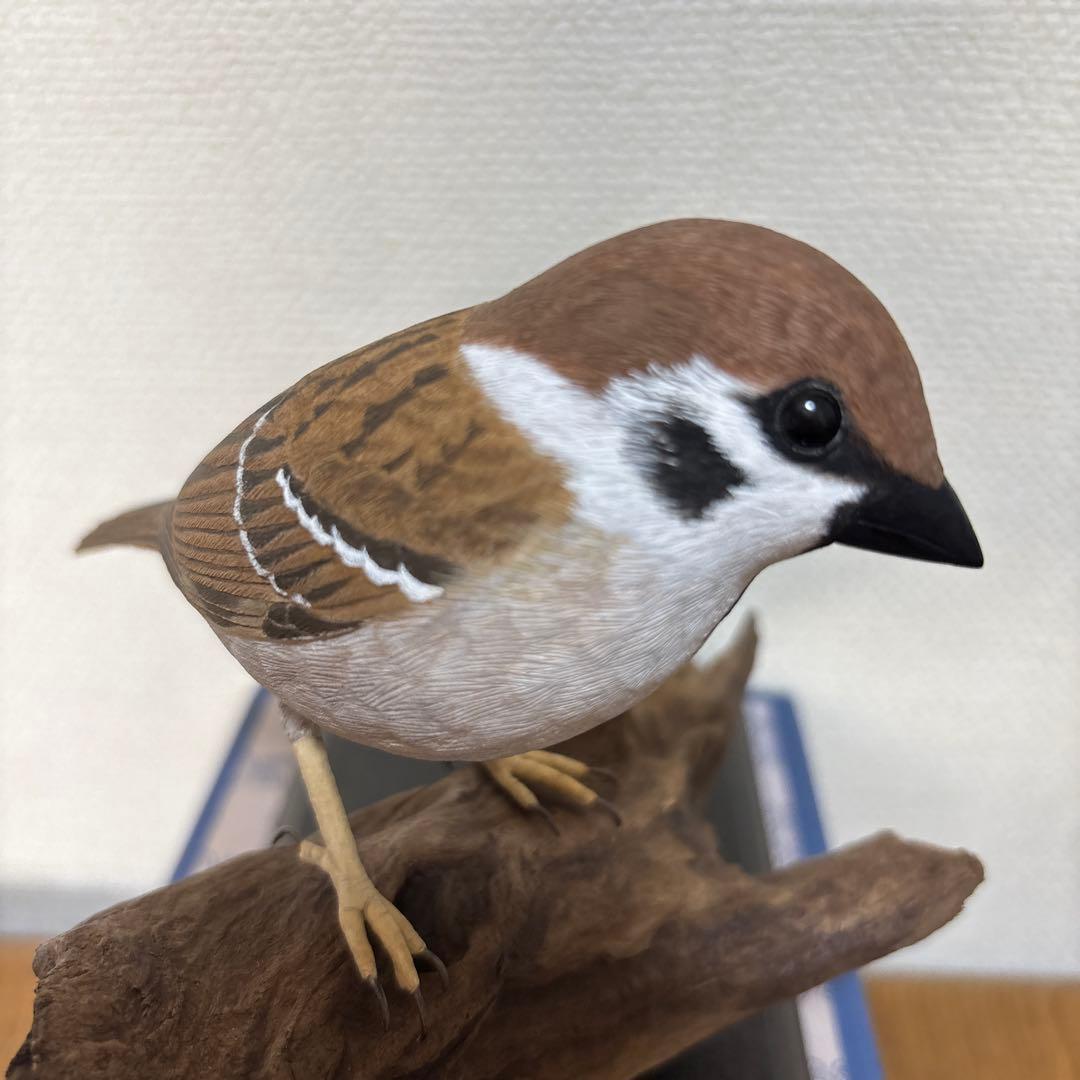 バードカービング　すずめ