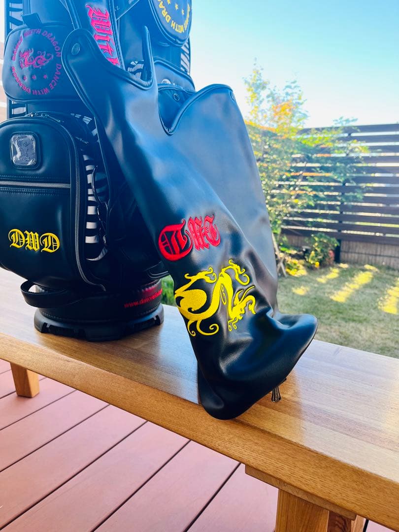 Dance With Dragon ゴルフバッグ ゼブラ柄