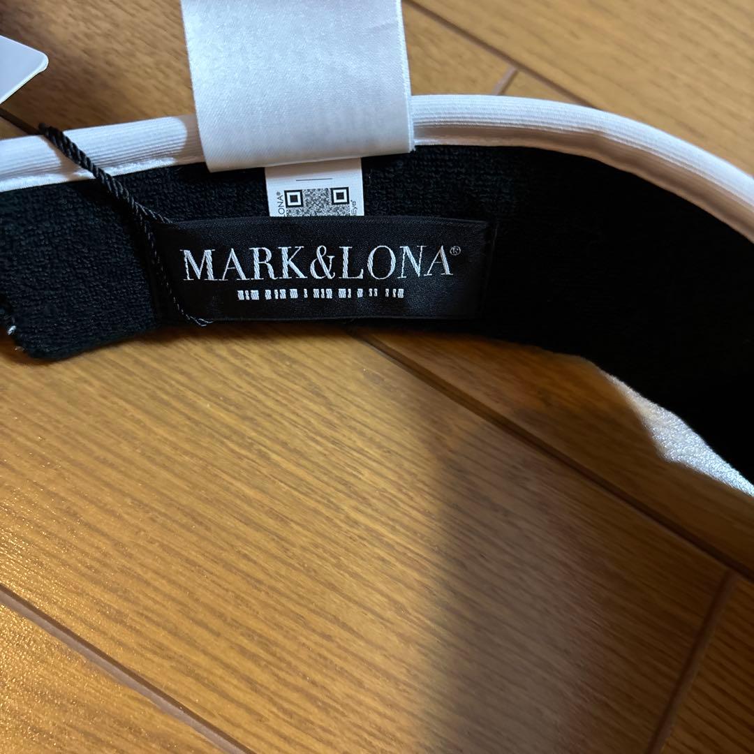 未使用☆MARK & LONA☆ホワイト☆バイザー☆ゴルフ